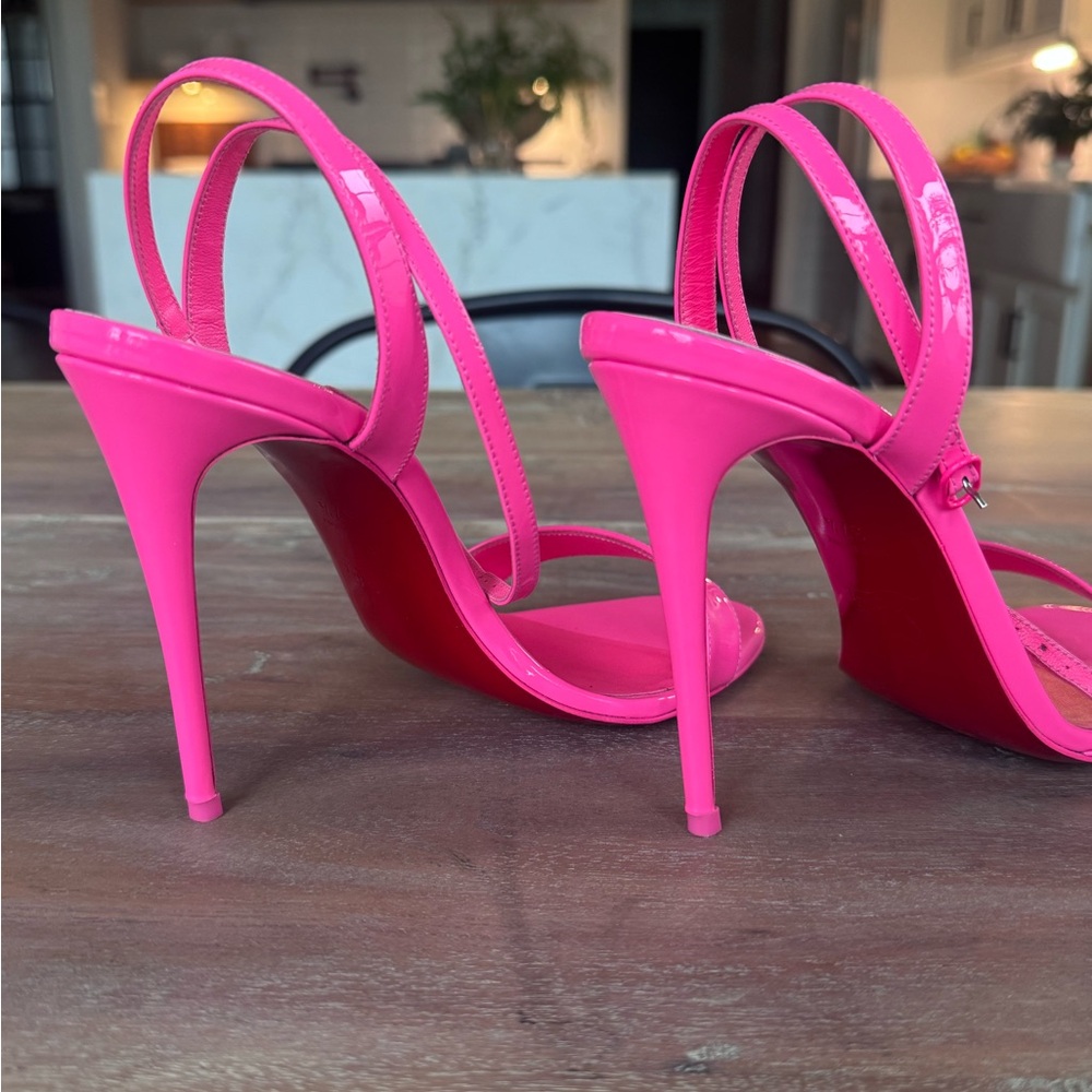 Christian Louboutin Fuchsia Heels 37.5 - Picture 2 of 10